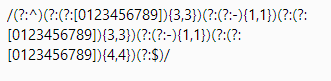 Generated Phone Number Expression