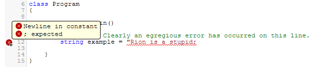 Validation and Basic Error Checking exists as well